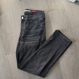 Celebrity Pink Women's Dark Gray Straight Leg Jeans